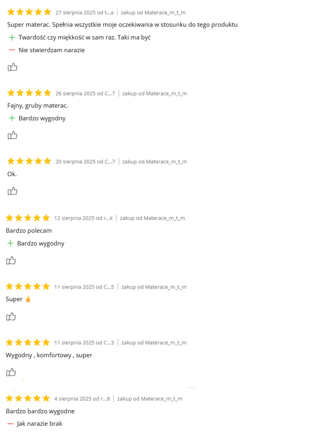 Opinie klientów MTM