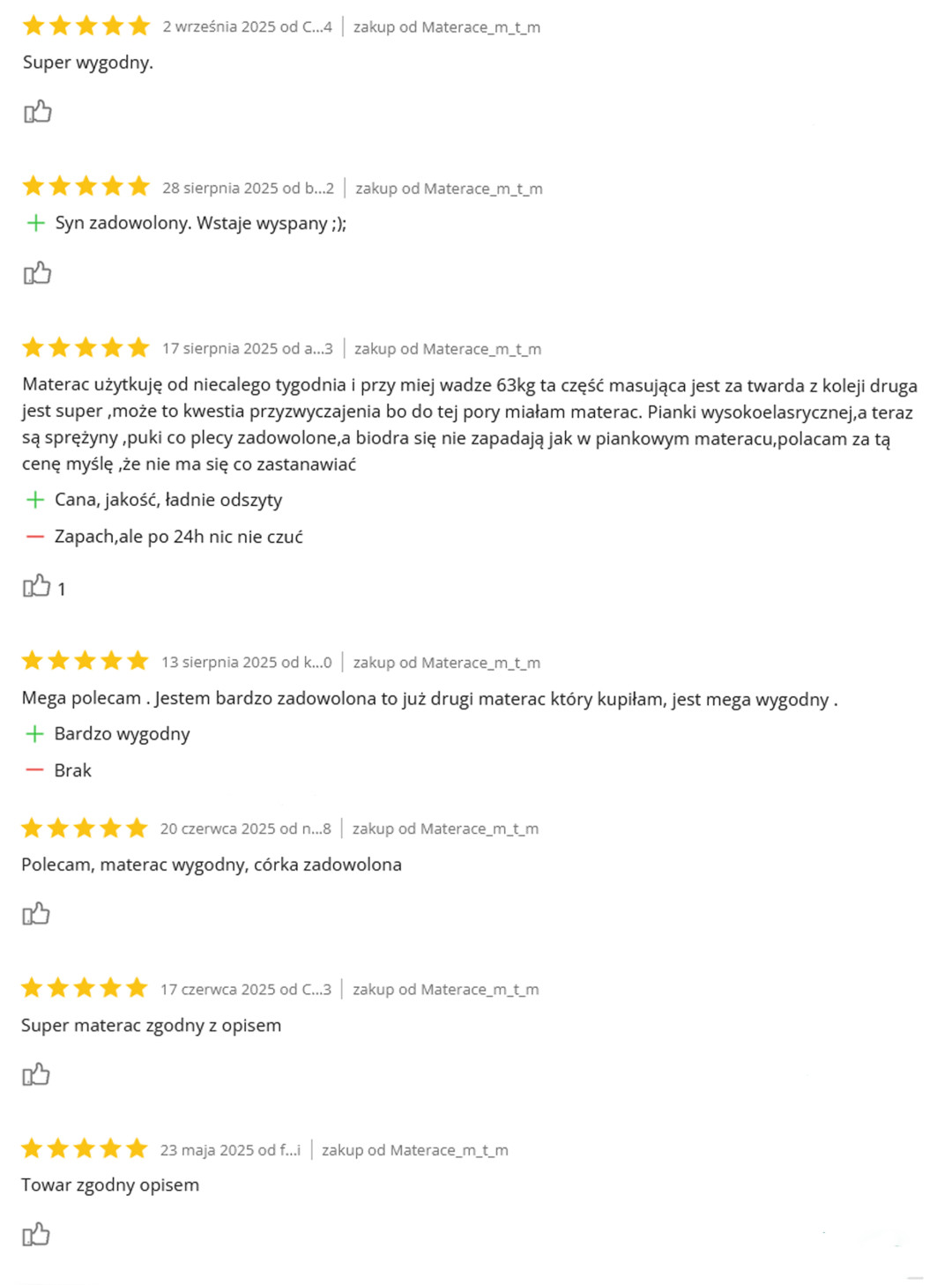 Opinie klientów MTM