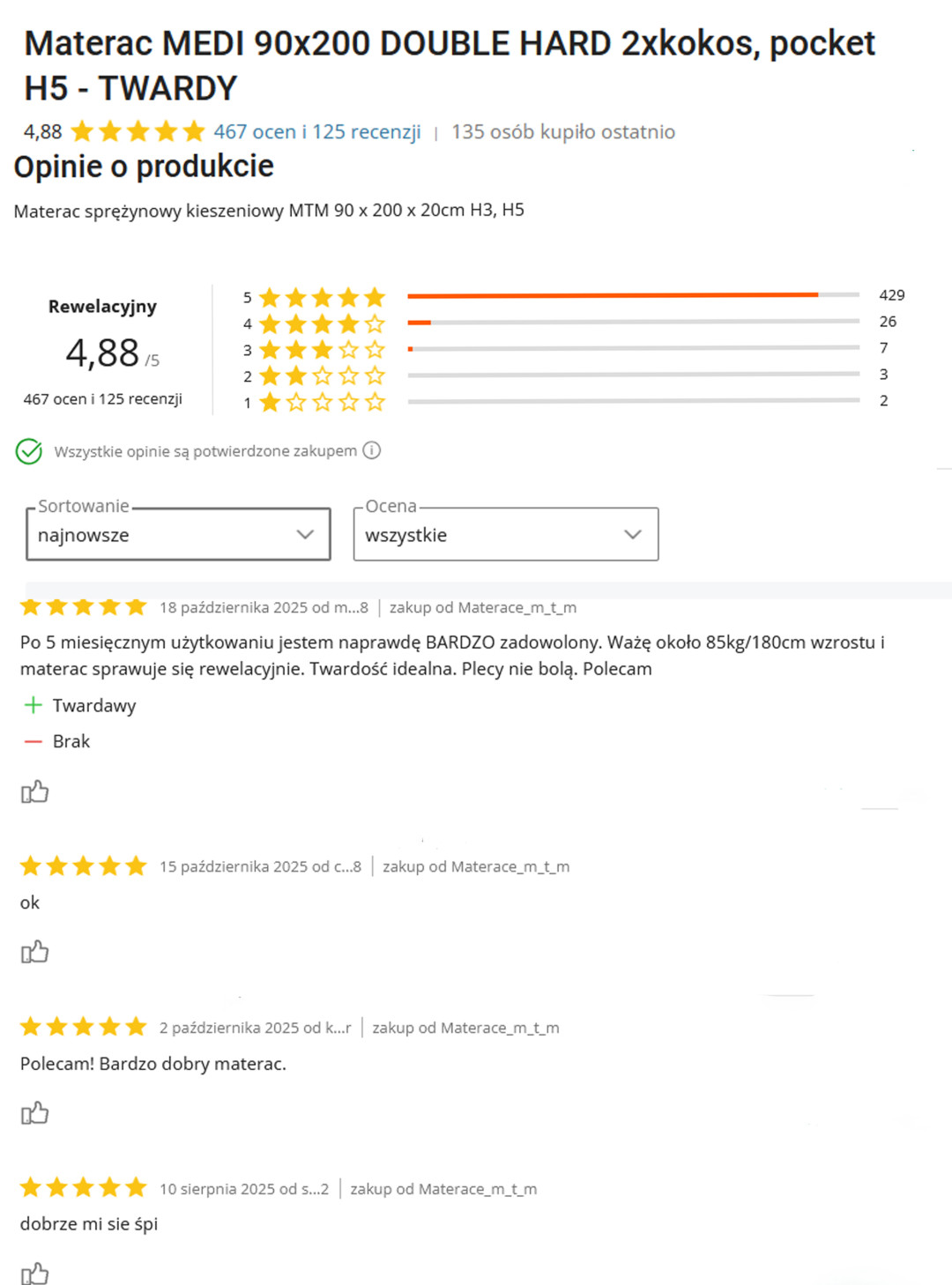 Opinie klientów MTM