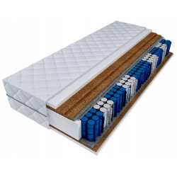 Materac 140x200 pocket kokosowy bardzo twardy H4 H5