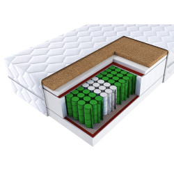 Materac CARL 120x200 H3/H4- KONIEC Z BÓLEM PLECÓW!