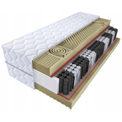 Materac kieszeniowy GOLD 140x200 masujący PREMIUM 26cm H4 LUX KOMFORTOWY