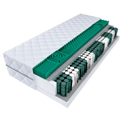 Materac kieszeniowy PRESTIGE LUX 140x200 MASUJĄCY profilowany 20cm WYGODNY