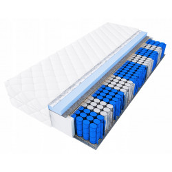 Materac 90x200 dla dziecka pocket zdrowy kręgosłup H3 pokrowiec zdejmowany